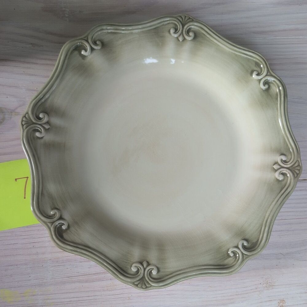 Lenox Dinner Plate Green Colore Verde VERDE 9” Italy